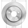 Bendix PRT6133 Disc Brake Rotor Brake Rotor