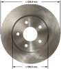 Bendix PRT6171 Disc Brake Rotor Brake Rotor