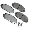 Akebono ACT1184 Disc Brake Pad Set ProACT Ultra Premium Ceramic Disc Brake Pad Kit