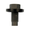 Dorman 65378 Engine Oil Drain Plug Oil Drain Plug Pilot Point Molded Gasket M12-1.75, Head Size 15Mm