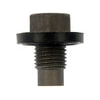 Dorman 090-098 Engine Oil Drain Plug Oil Drain Plug Pilot Point Molded Gasket M14-1.50, Head Size 17Mm