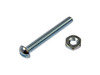 Dorman 850-615 Multi-Purpose Bolt Stove Bolt With Nuts - 10-24 x 1-1/2 In.