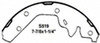 Wagner PAB519 Drum Brake Shoe ThermoQuiet Drum Brake Shoe Set