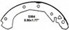 PAB564 by WAGNER - Wagner ThermoQuiet PAB564 Drum Brake Shoe Set