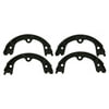 PAB869 by WAGNER - Wagner ThermoQuiet PAB869 Parking Brake Shoe Set