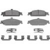 MX727 by WAGNER - ThermoQuiet Semi-Metallic Disc Brake Pad Set