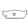 Wagner PD481 Disc Brake Pad Set Wagner ThermoQuiet PD481 Ceramic Disc Brake Pad Set