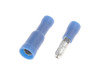 Dorman 85429 Quick Splice Terminal 16-14 Gauge Male/Female Set Bullet Terminal, .157 In., Blue