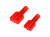Dorman 85460 Disconnect Terminal 22-18 Gauge Male/Female Set Fully Insulated Quick Disconnect, .250 In., Red