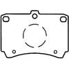 Bendix MKD319 Disc Brake Pad Set DISC PAD PKG