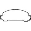 MKD326 by BENDIX - Disc Brake Pad Set - Semi Metallic