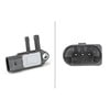 HELLA 009409231 Exhaust Gas Differential Pressure Sensor Exhaust Pressure Sensors