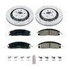 PowerStop Brakes K6374 Disc Brake Kit Z23 Daily Driver Carbon-Fiber Ceramic Brake Pad and Drilled & Slotted Rotor Kit