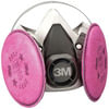 3M 7182 Half Facepiece Respirator Packout 07182, Medium, with Particulate Filters PN 07184, P100