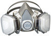 3M 7193 Respirator Dual Cartridge Respirator Assembly 07193, Organic Vapor/P95, Large