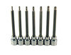 13776 by ATD TOOLS - 7 Pc. Extra Long Tamper-resistant Star Bit Socket Set
