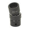 2116UM by GREY PNEUMATIC - 1/2" Drive x 16mm Standard Universal Socket- 12 Point