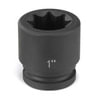 Grey Pneumatic 3540S 3/4" Drive x 1-1/4" 8 Point Standard Impact Socket