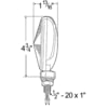 Grote 50662 Multi-Purpose Light Bulb CL11-OBSOLETE