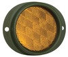 Grote 40163 Reflector Assembly Steel Two-Hole Mounting Reflector, Military Green w/ Gasket