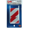 Grote 40440-5 Reflective Tape Reflective Tape - Red/White, 2" X 24" Strips, For Marking Fence Posts, Mail Boxes
