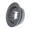 Grote 42190 Back Up Light Bezel Snap-In Theft-Resistant Mounting Flange for 2" Round Lamps, Gray