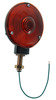 Grote 56053 Brake / Tail / Turn Signal Light 4in. Die-Cast Single-Face Light, Single Contact, Black Finish, Yellow