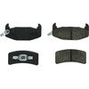 Centric 106.03770 Disc Brake Pad Set Posi Quiet Extended Wear Brake Pads with Shims and Hardware