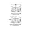 Centric 500.11130 Disc Brake Pad Set PQ PRO Disc Brake Pads with Hardware