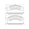 500.13290 by CENTRIC - PQ PRO Disc Brake Pads with Hardware