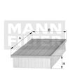 MANN+HUMMEL Filters MA1116 Engine Air Filter