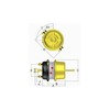 Haldex LC3030 Air Brake Spring Brake Air Brake Spring Brake - LifeSeal+ Combination, Type 30/30, 2.5" Stroke, Threaded Clevis