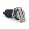Tramec Sloan 38395 Electrical Pin Socket Small Style Receptacle with Boot, 180-Degree Connection, Split Pin