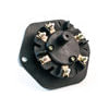 Tramec Sloan 38801 Electrical Pin Socket 7-Way Zinc Receptacle without Circuit Breakers, Split Pin