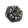 Tramec Sloan 38812 Electrical Pin Socket 7-Way Zinc Receptacle, Solid Pin, 20A Circuit Breakers
