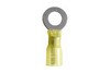 Phillips Industries 1-1918 Ring Terminal Ring Terminal - 22-18 ga., Red, #8 Stud, 25 Pieces, Heat Required