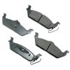 ASP1012 by AKEBONO - Performance Ultra Premium Ceramic Disc Brake Pad Kit