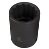 219ZM by SUNEX TOOLS - 1/2" Drive, 12 Pt. Impact Socket, 19mm