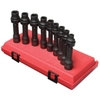 2695 by SUNEX TOOLS - Socket Set - 9 Pc. 1/2" Drive 12 Point Metric Impact Socket Set