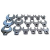 7917 by V8 HAND TOOLS - 17 Piece 1/2" Drive Metric Jumbo Crowfoot Wrench Set