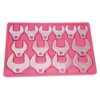 7814 by V8 HAND TOOLS - 1/2" Drive, SAE  Jumbo Crowfoot Wrench Set, 14pc