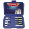 VDE418 by VIM TOOLS - Torx Deep Socket Set, 11pc. Inverted Torx E4 Thru E18, Satin Chrome In Case