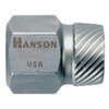 53204 by HANSON - Bolt Extractor - 7/32 in., 1/2 in. Hex Head, 3/8 in. Bolt, Left-Hand Spiral, Low Profile