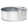 75-750 by PLEWS - Radiator Drain Pan - Galvanized Steel, 6 Gal. Capacity, 19" Dia x 6" Height