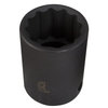 221ZM by SUNEX TOOLS - 1/2" Drive, 12 Pt. Impact Socket, 21mm