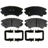 Raybestos ATD1404C Disc Brake Pad Set Brake Parts Inc Raybestos AT Overstock Ceramic Disc Brake Pad Set