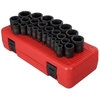 2645 by SUNEX TOOLS - 26 Pc. 1/2” Drive Metric Impact Socket Set