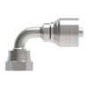 Weatherhead 06Z-A24 Hydraulic Hose Eaton Weatherhead Z Series Crimp Hose Fittings Female ORS Swivel Short Drop 90 Elbow
