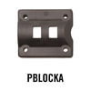 Minimizer PBLOCKA Fender Bracket Back Block for Plastic Tapered w/Hardware