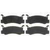 PG-D366 by RAYBESTOS - Raybestos Element3 Organic Brake Pad Set
